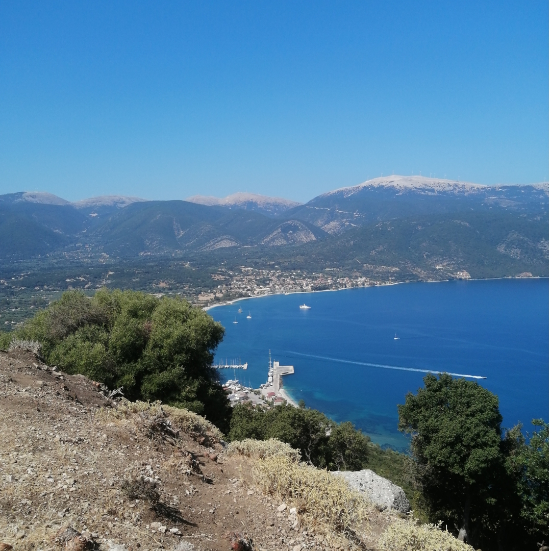 Exploring the ruins from previous times on Kefalonia