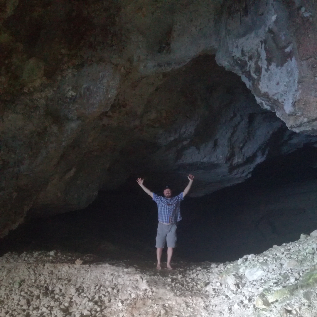 Foki bay caves on Kefalonia Island