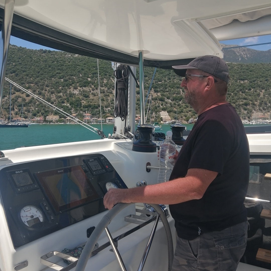 Catamaran cruising experience through the Greek Islands with Shona and Craig.